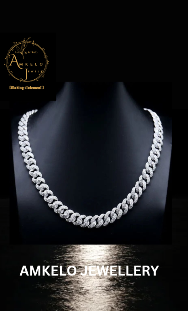 diamond studded neck piece